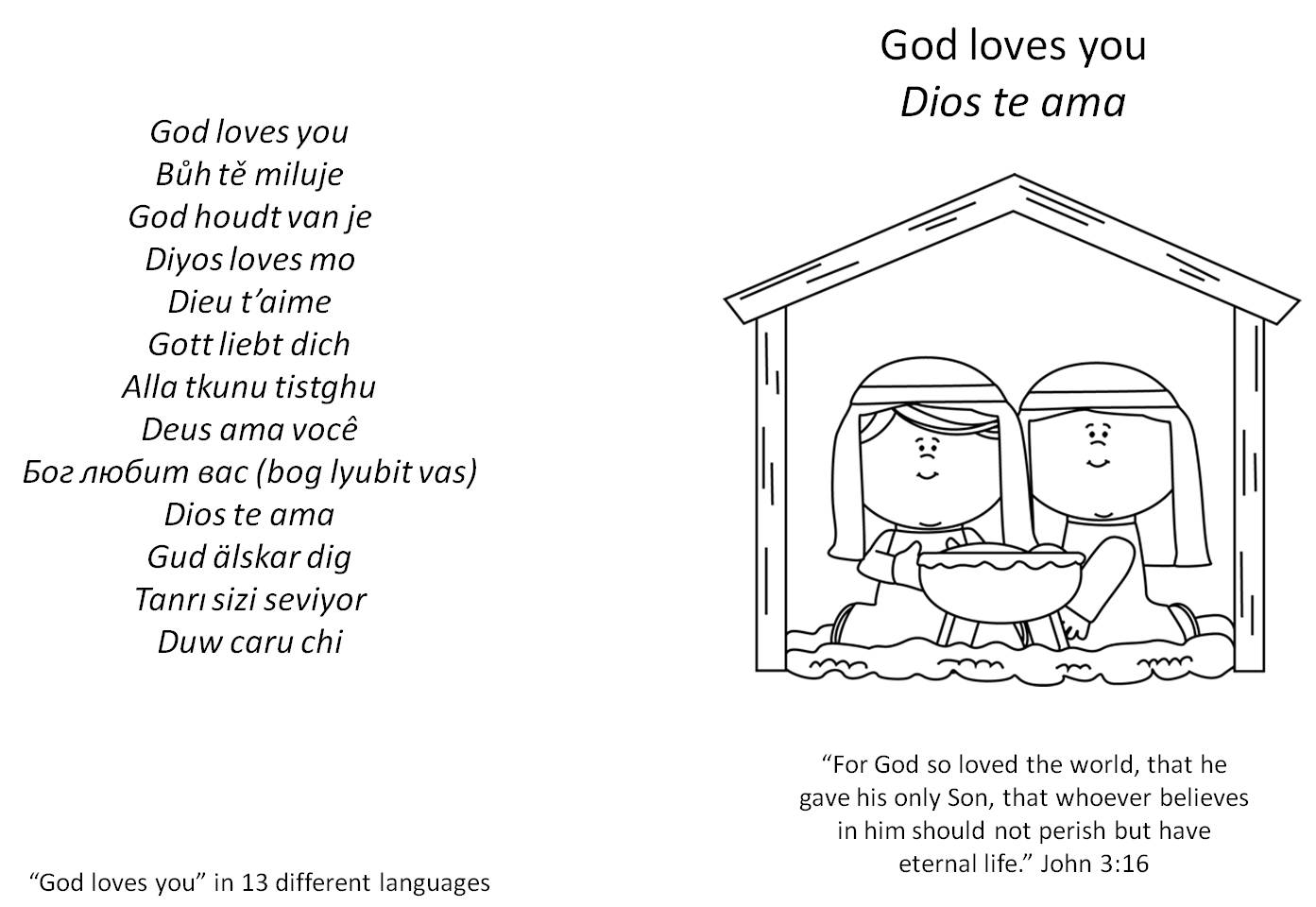 Free Operation Christmas Child Card For Your Box