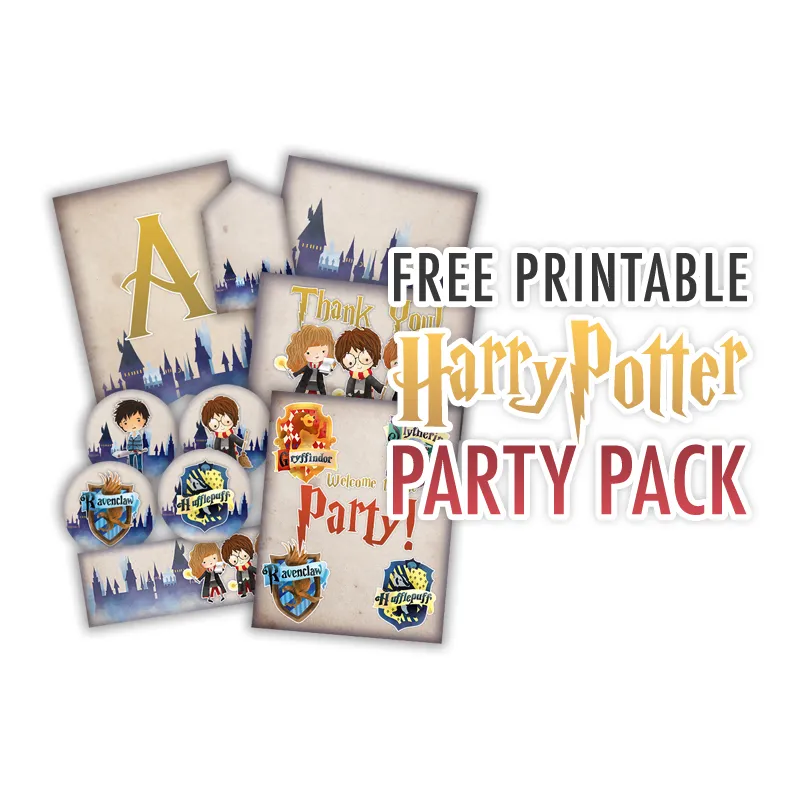 Free Printable Harry Potter Party Pack Free Printable Harry Potter Party Pack