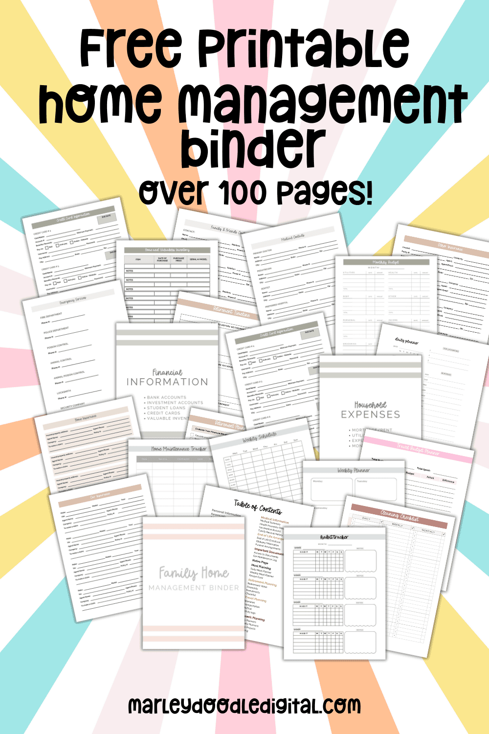 free home management printables free home management printables