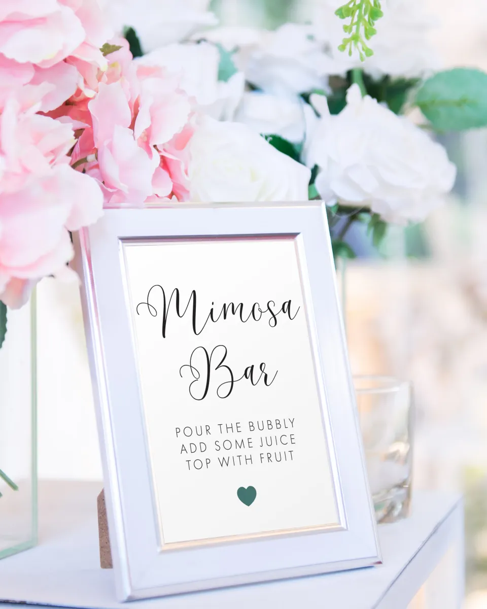 Free Printable Mimosa Bar Sign