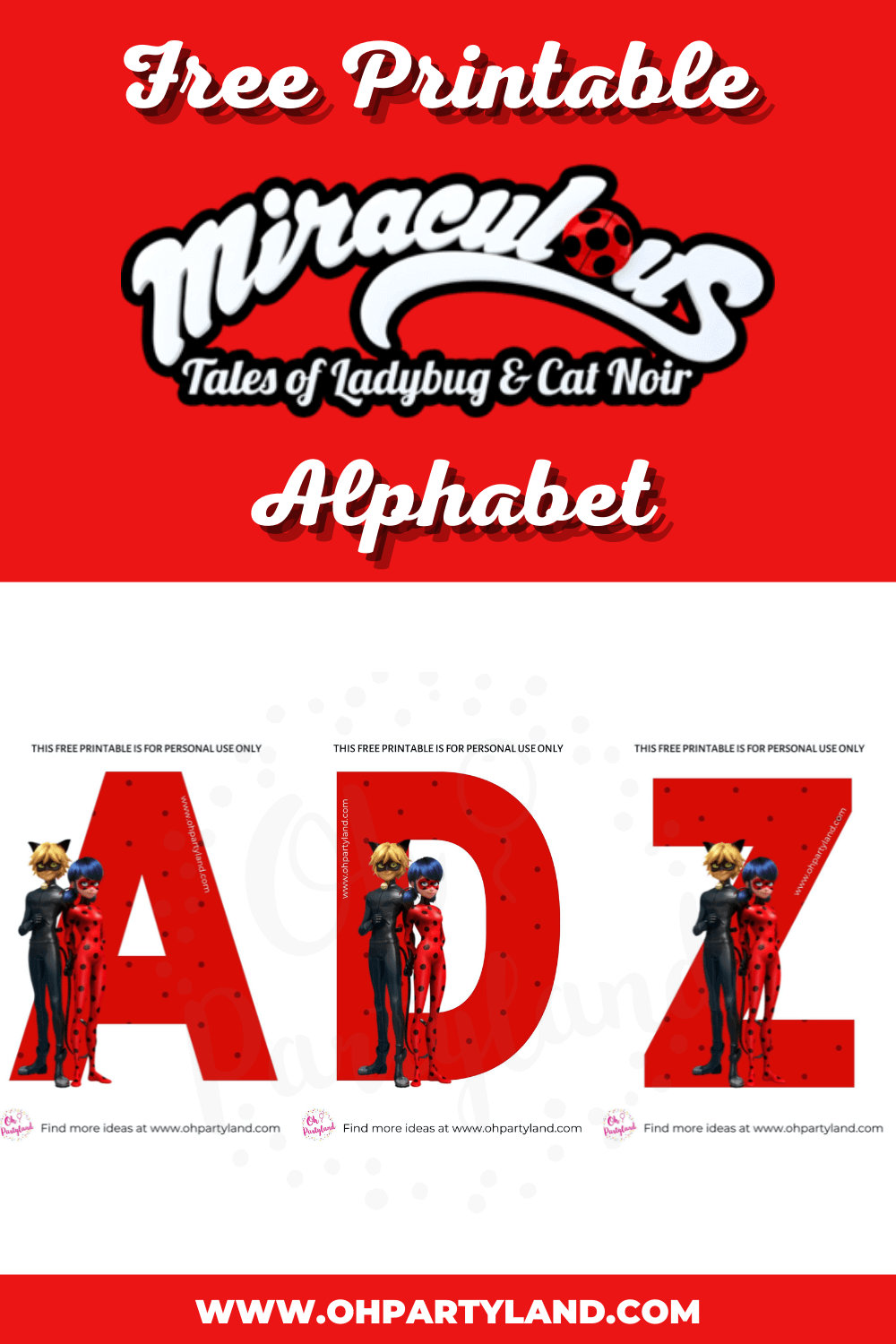 Free Printable Miraculous Ladybug 20