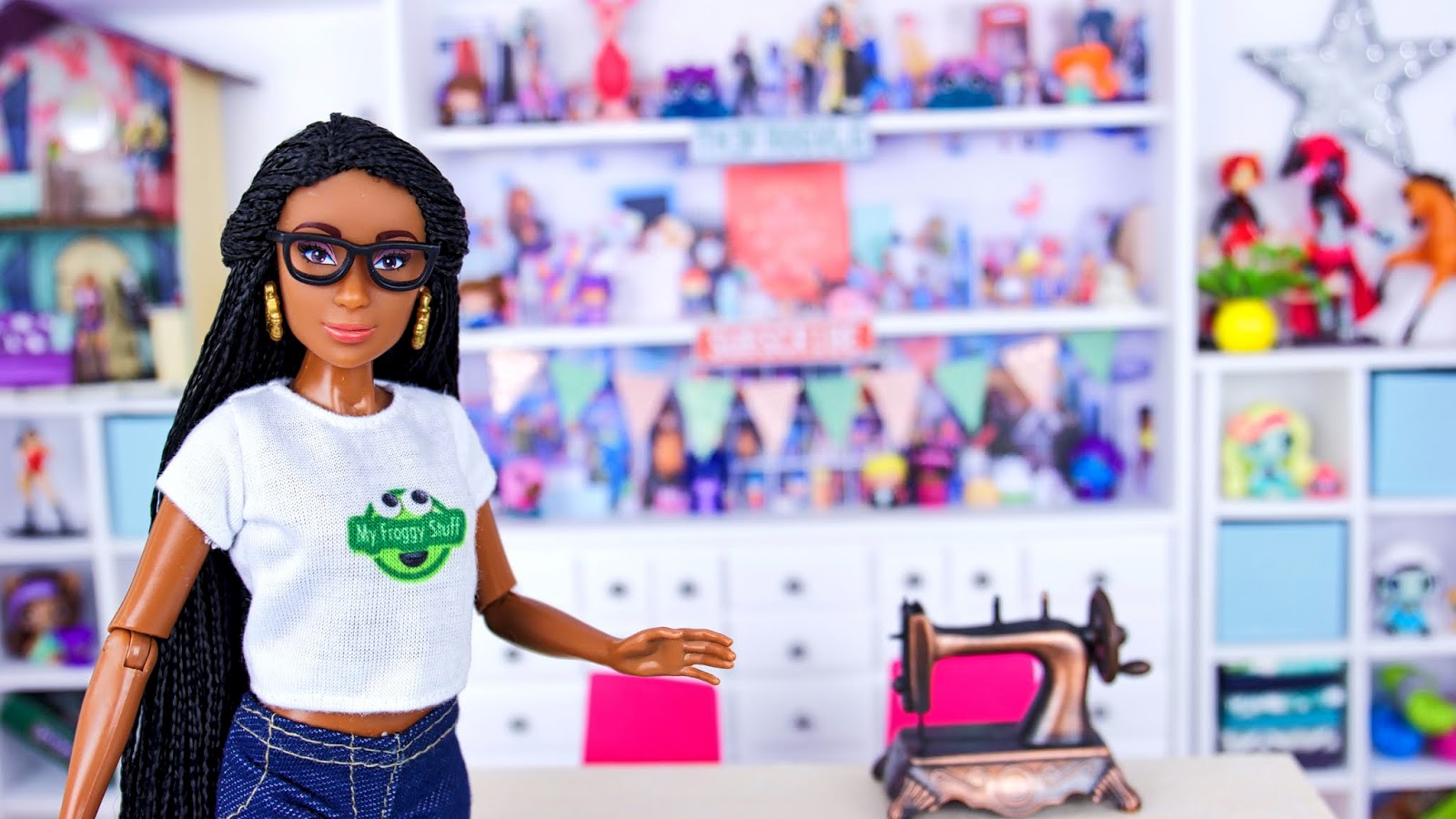 Froggys Craft Room In Miniature