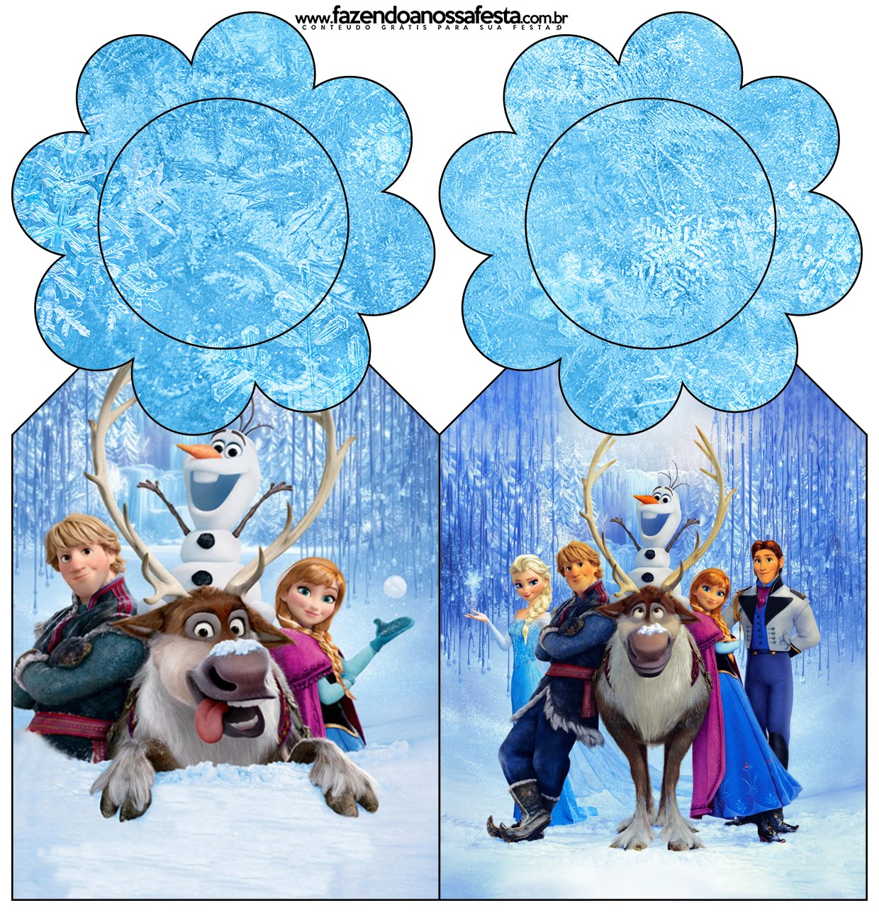 Frozen Cute Free Party Printables