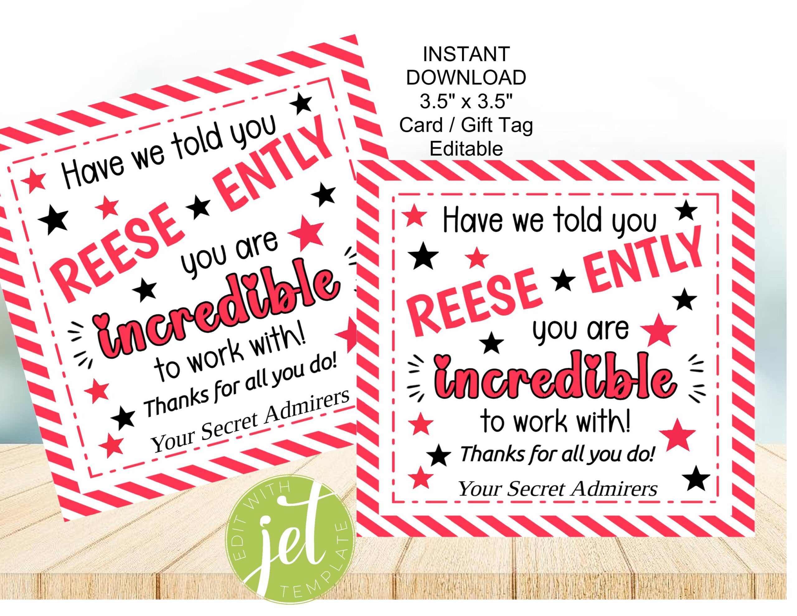 Gift Tagcard Editable Valentine Gift Tagcard Editable Valentine