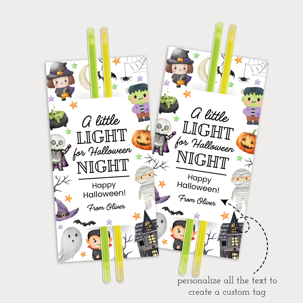 free halloween glow stick printable free halloween glow stick printable