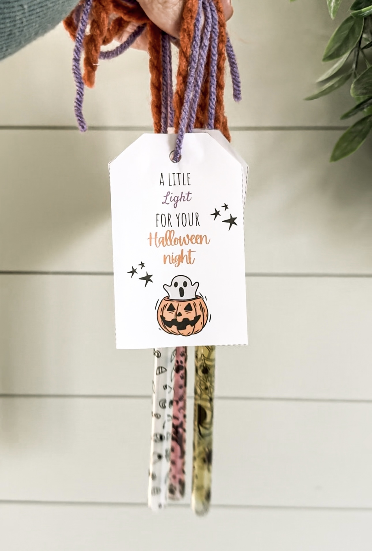 Halloween Glow Sticks And Free Printable Halloween Glow Sticks And Free Printable