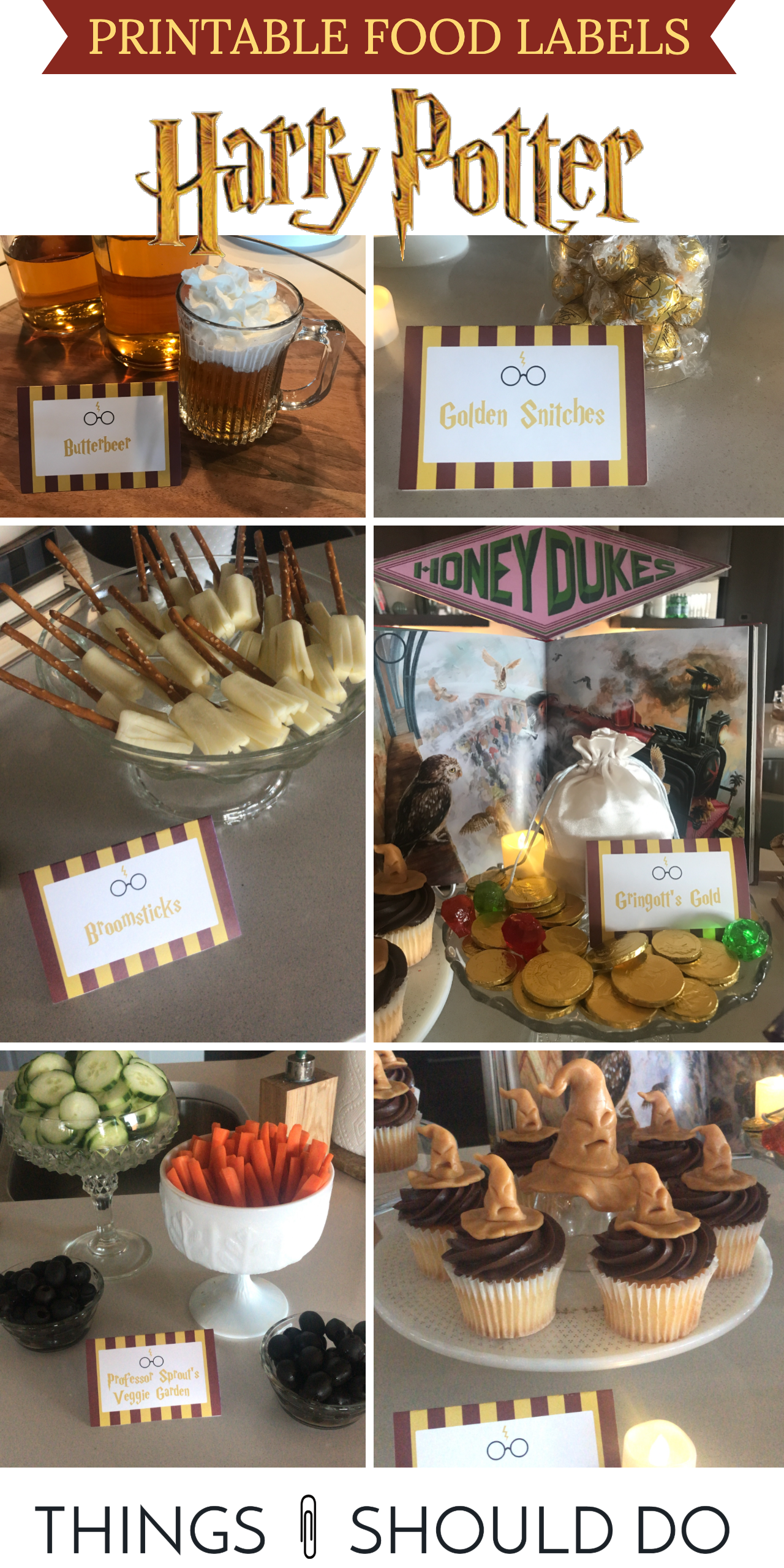 Harry Potter Food Labels Digital Download Harry Potter Food Labels Digital Download