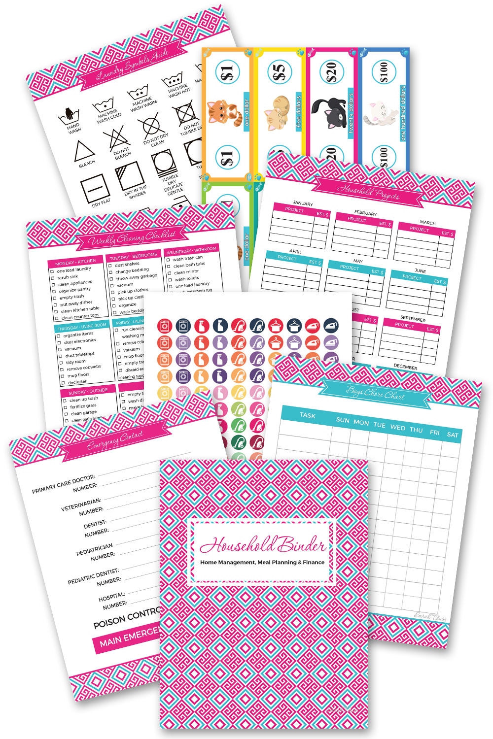 Household Binder Free Printables Household Binder Free Printables