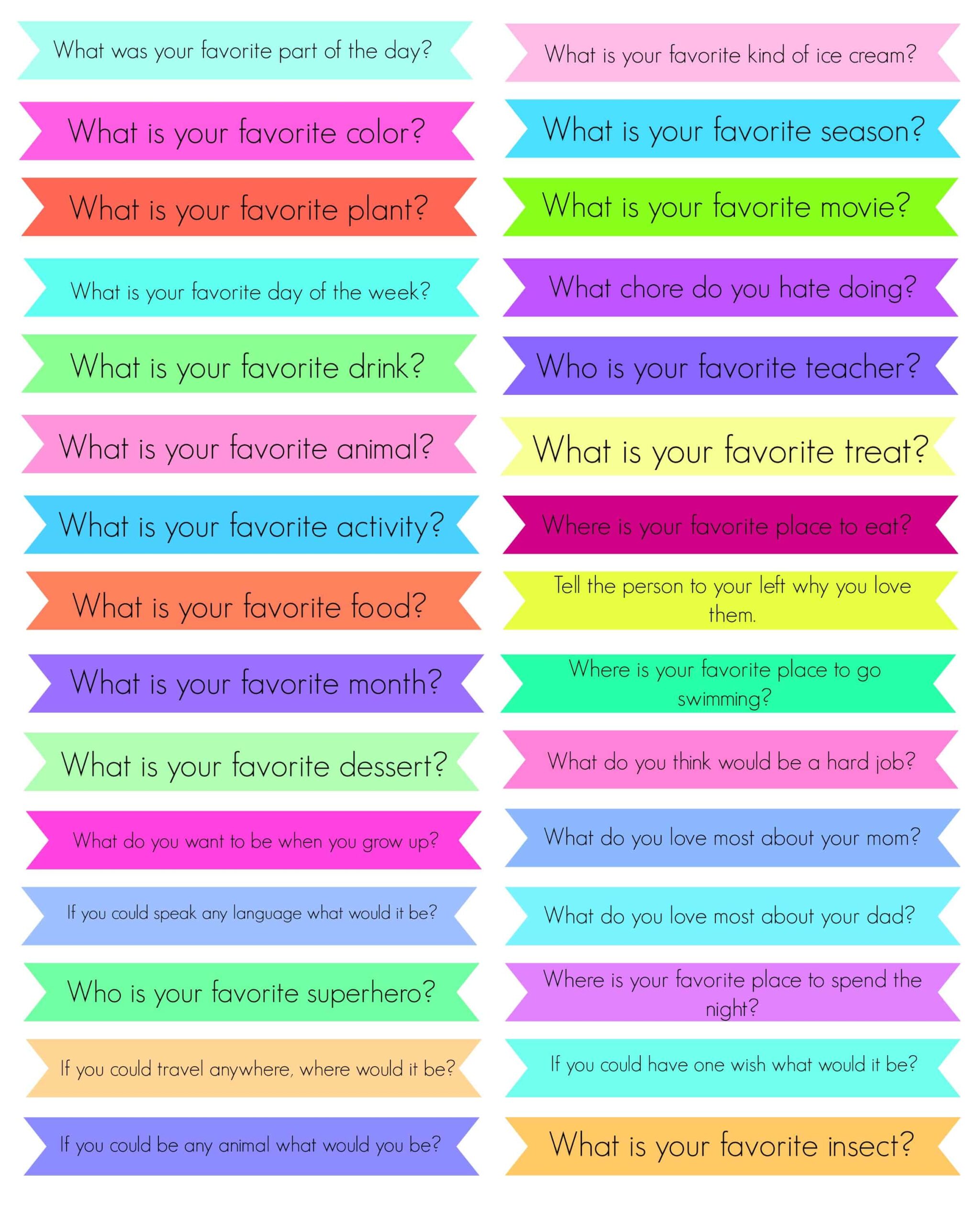 How To Bring Back Dinner Conversations Free Conversation Starters Printable