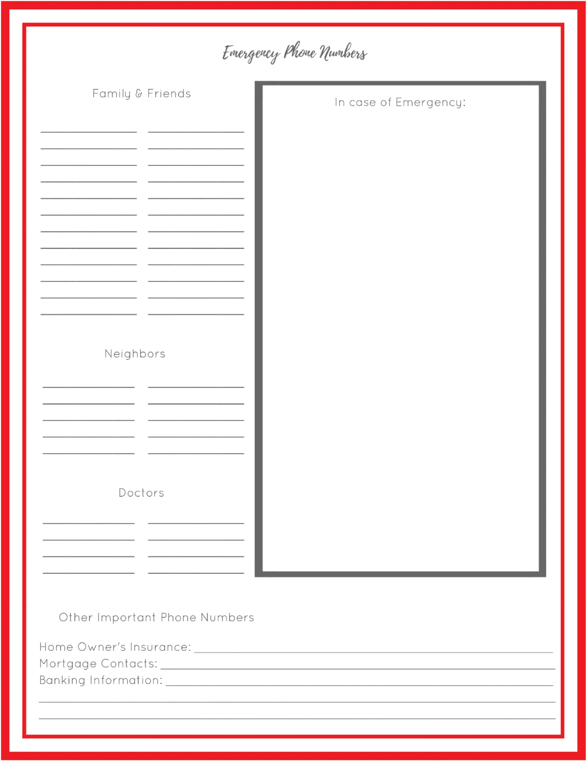 How To Build Your Emergency Grab Go Binder Free Printables