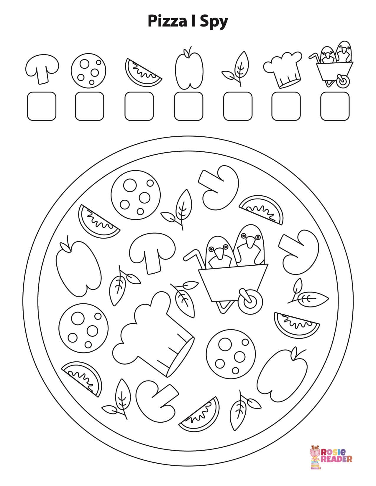 I Spy Printable