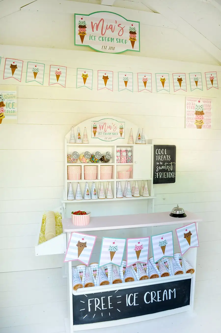 free ice cream party printables free ice cream party printables