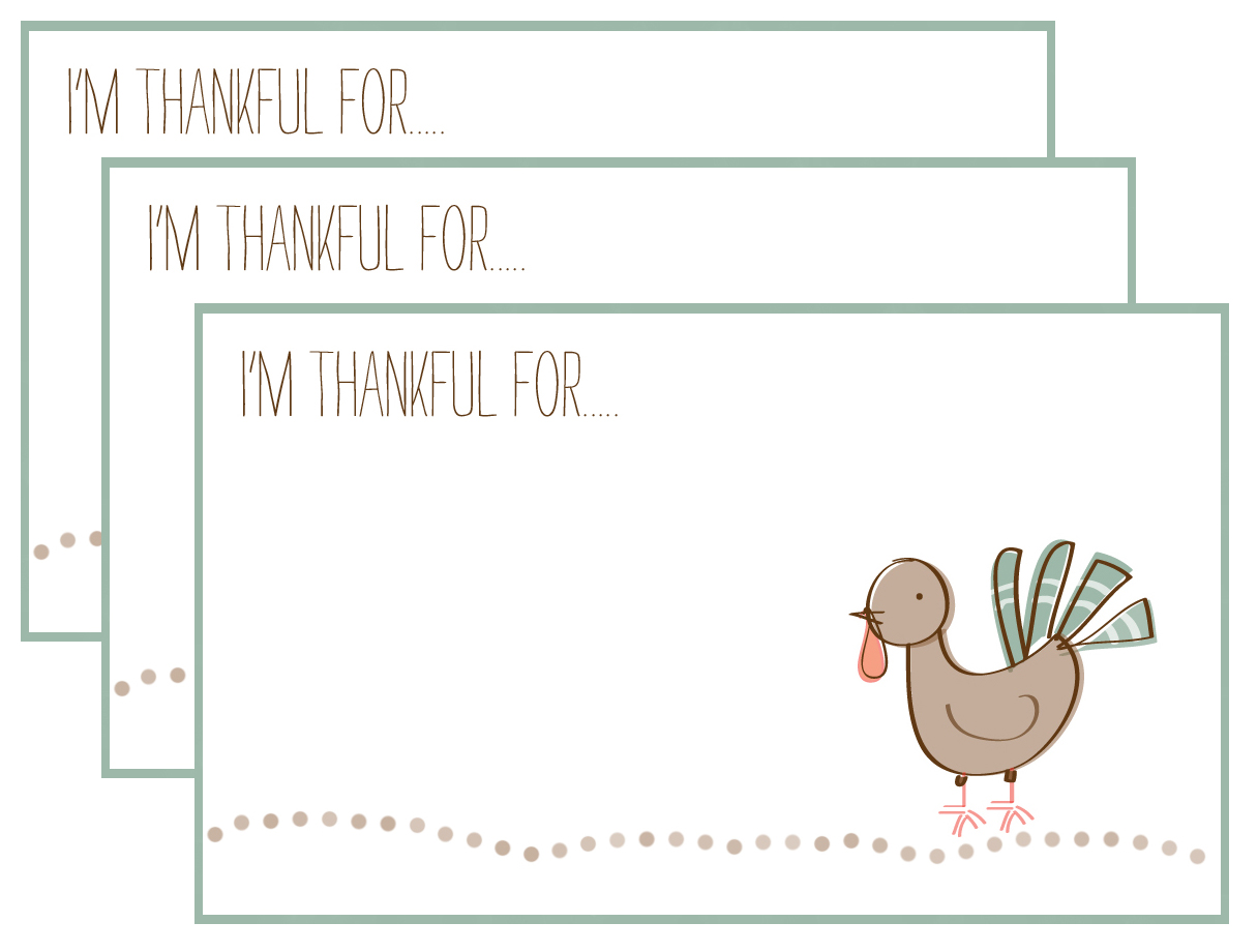 Im Thankful For Free Printables