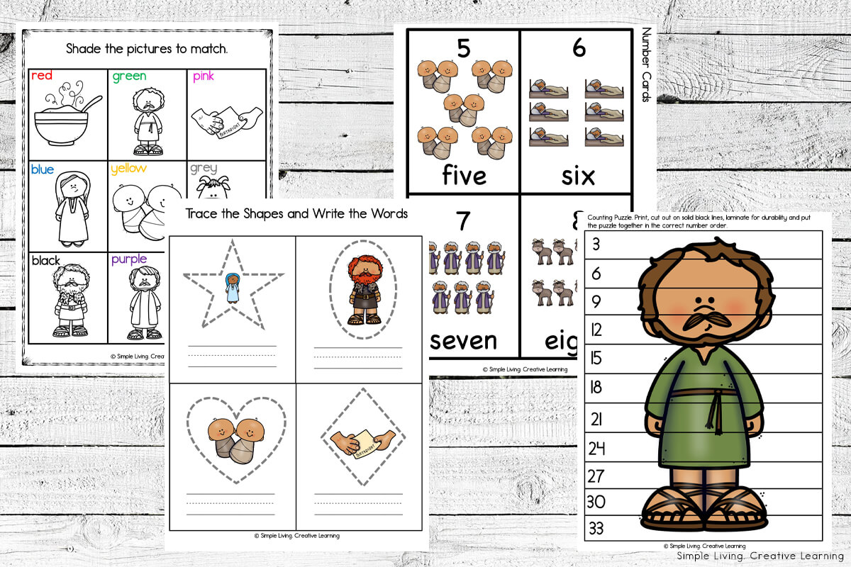 Jacob And Esau Printables