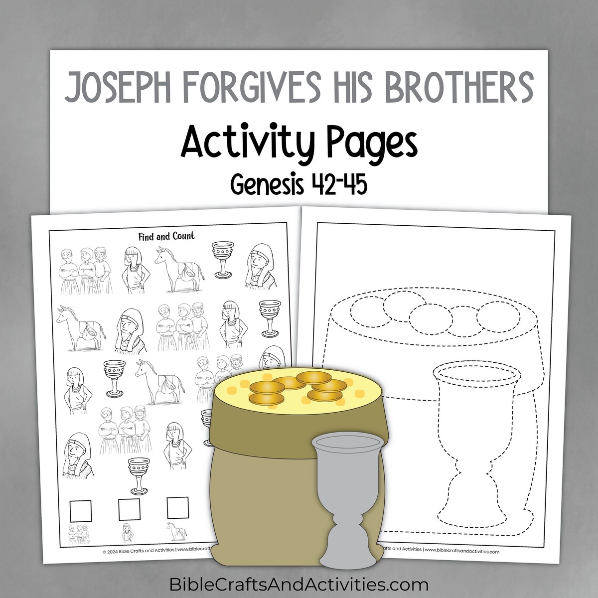 Joseph Forgives His Brothers Activity Pages