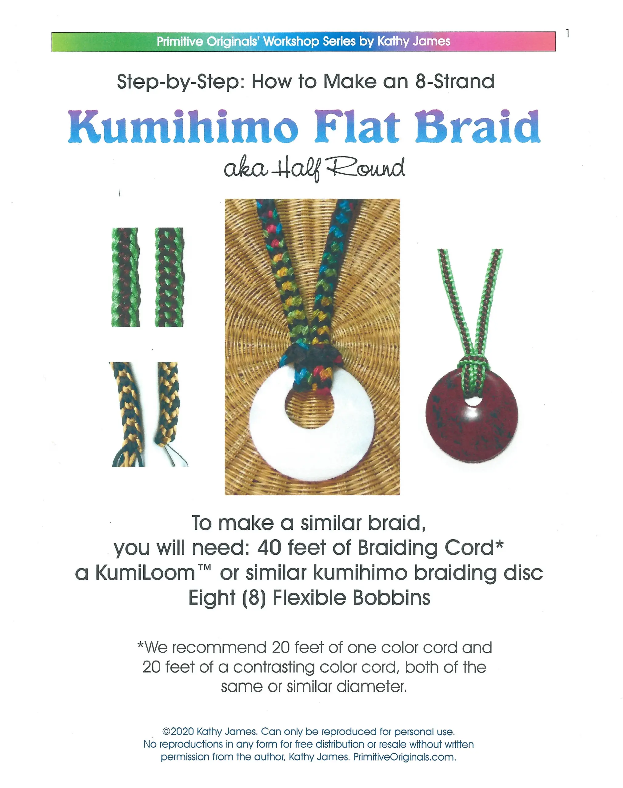Kumihimo Flat Braid Instructions 8 Kumihimo Flat Braid Instructions 8