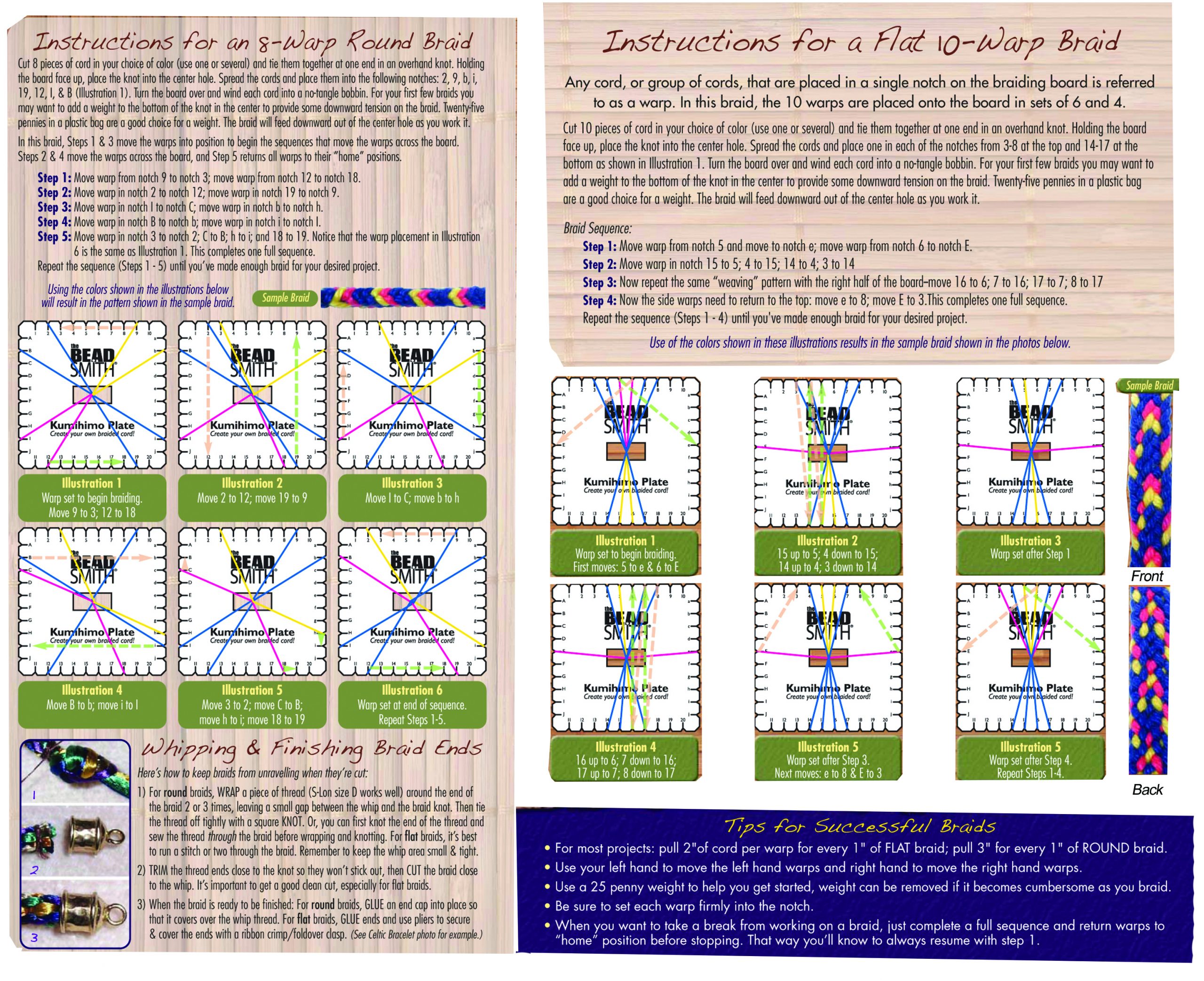Kumihimo Square Plate Instructions Pdf Kumihimo Square Plate Instructions Pdf