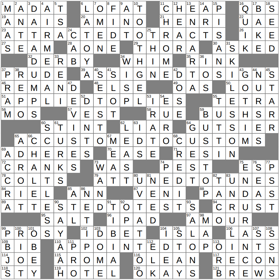 La Times Crossword 8 Mar 26 Sunday La Times Crossword 8 Mar 26 Sunday