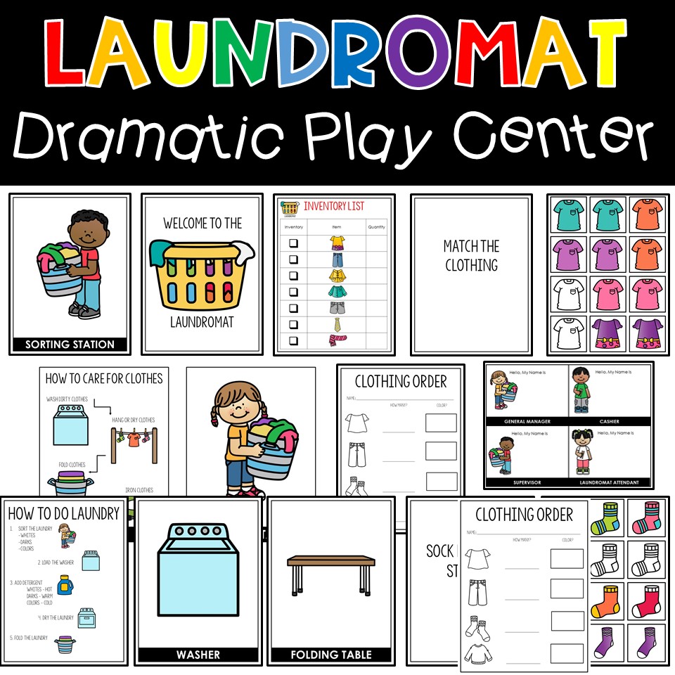 Laundromat Dramatic Play Center Laundromat Dramatic Play Center