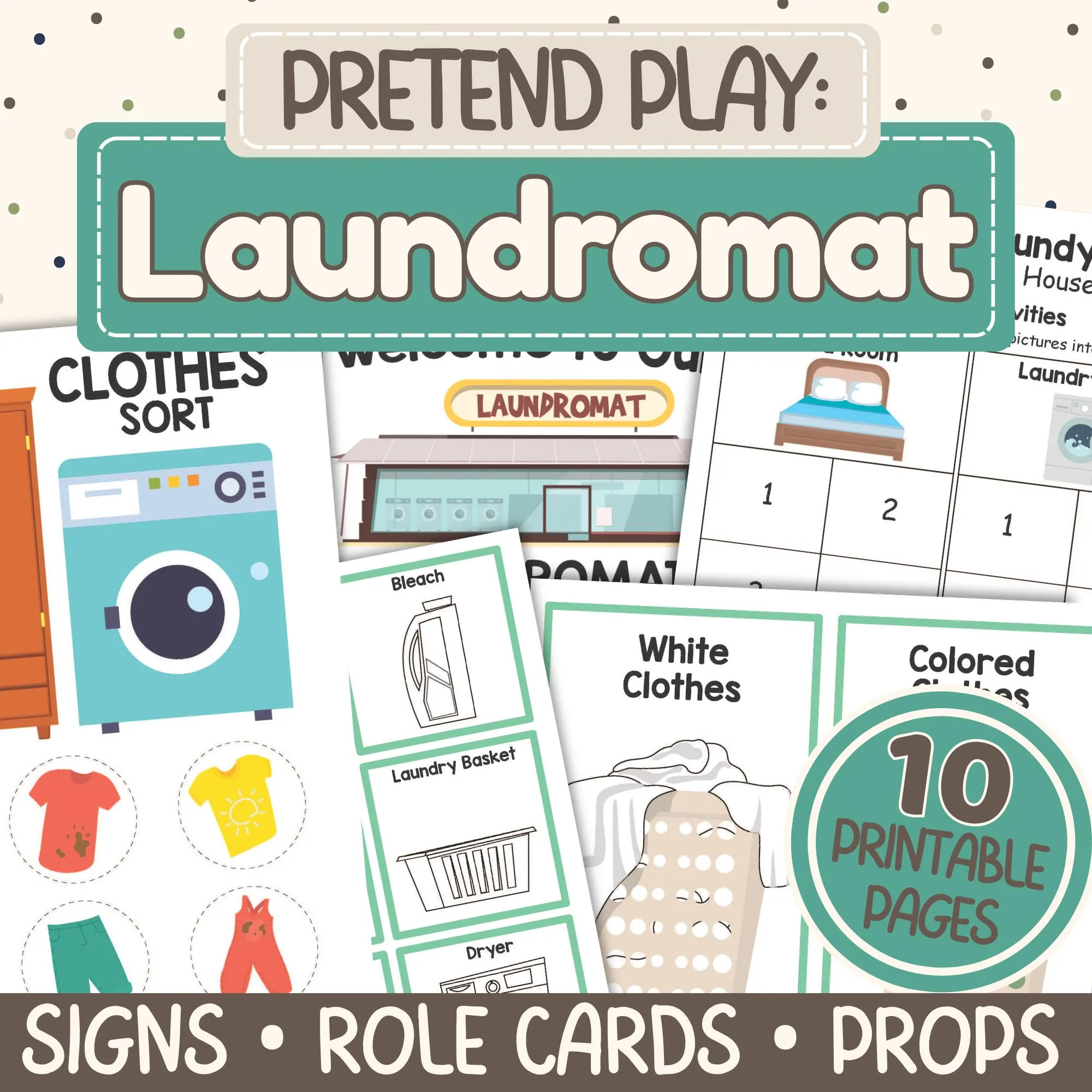 laundromat dramatic play free printables laundromat dramatic play free printables