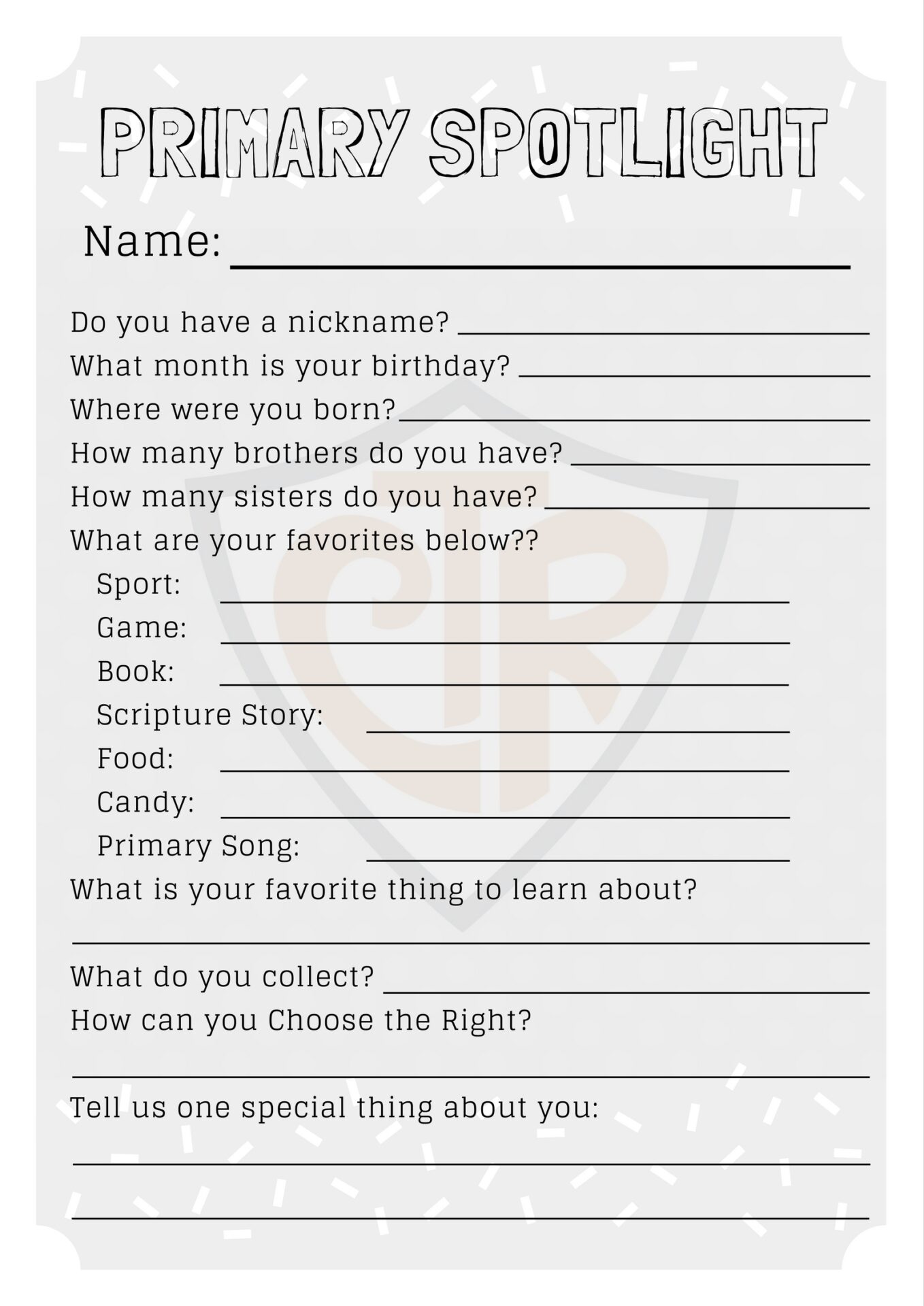 free lds primary printables free lds primary printables