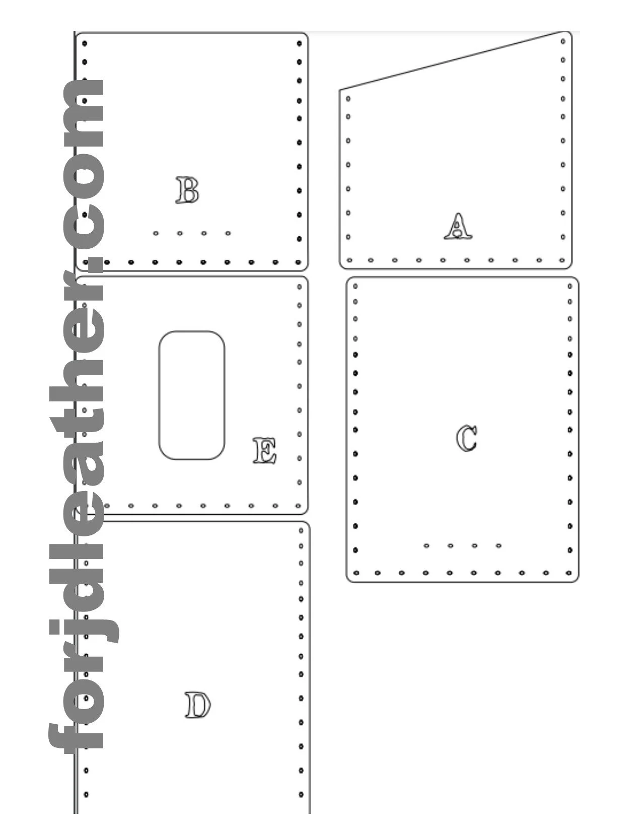 Leather Wallet Pattern Svg Format Leather Wallet Pattern Svg Format