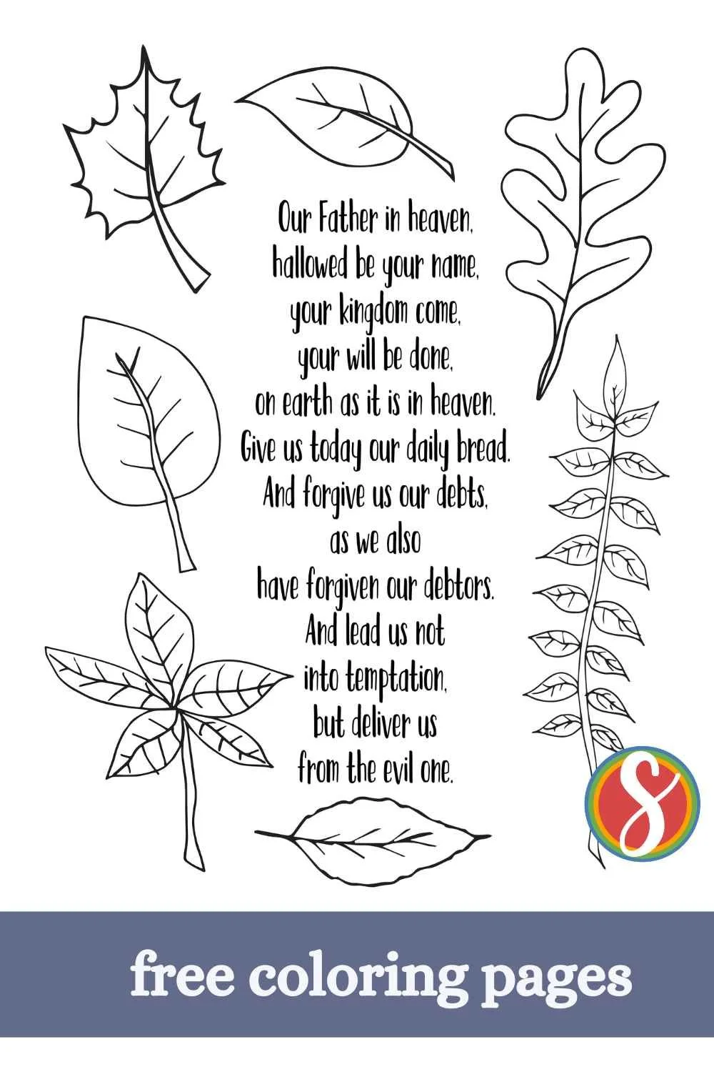 free printable prayer coloring pages