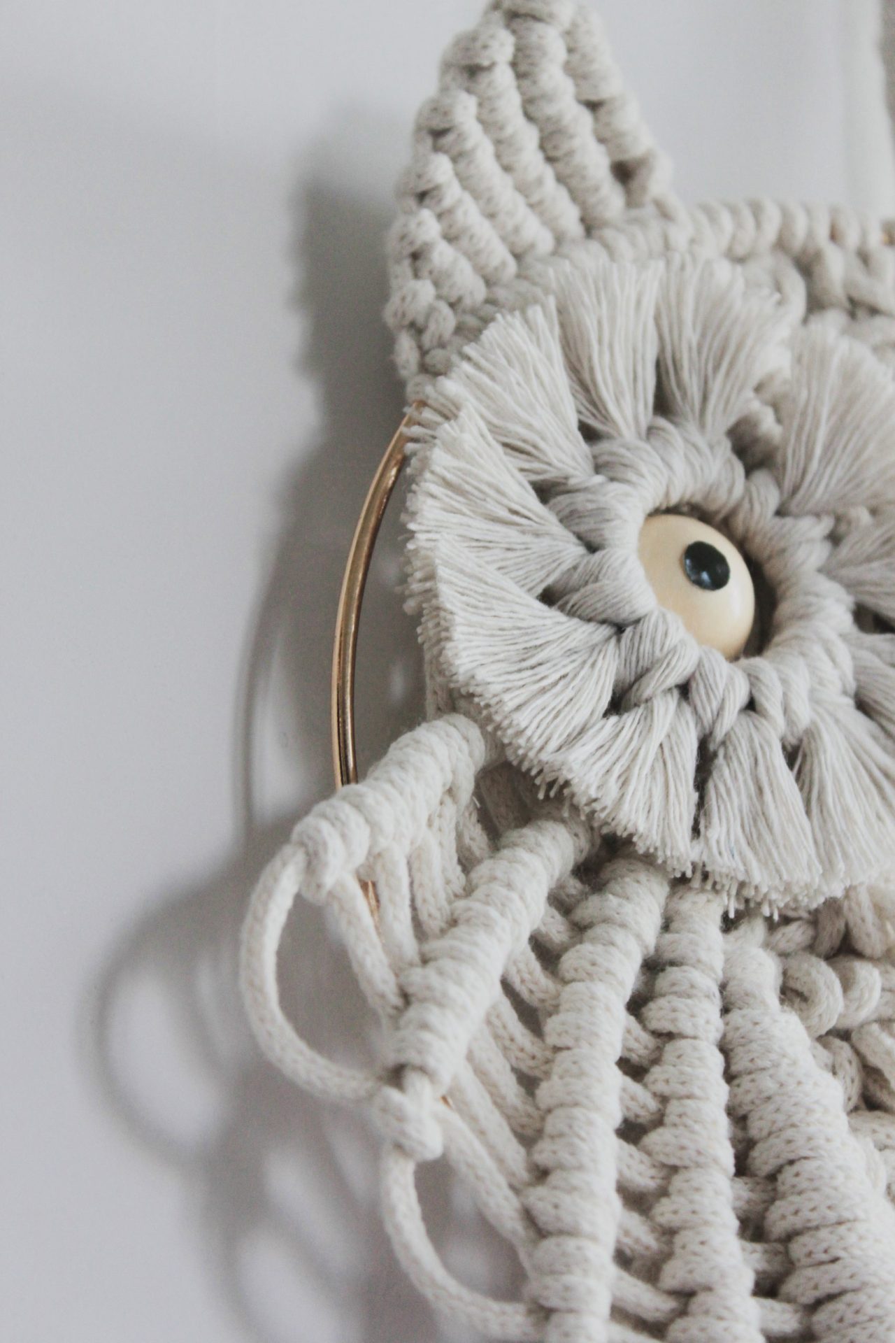 Macrame Owl Pattern Macrame Tutorial Pdf For Beginners Wall Hanging Nursery Diy