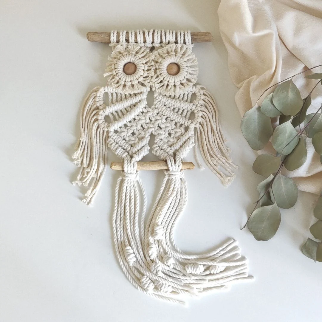 Macrame Wall Hanging Pattern Owl Pdf Download