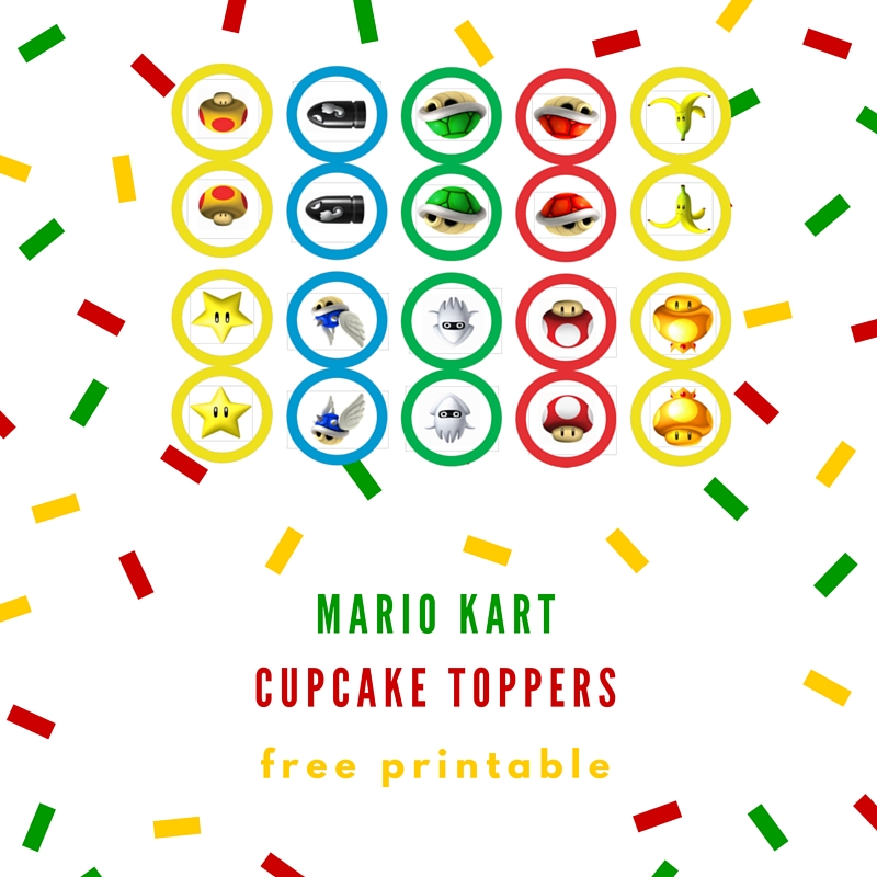 super mario cupcake toppers free printables super mario cupcake toppers free printables