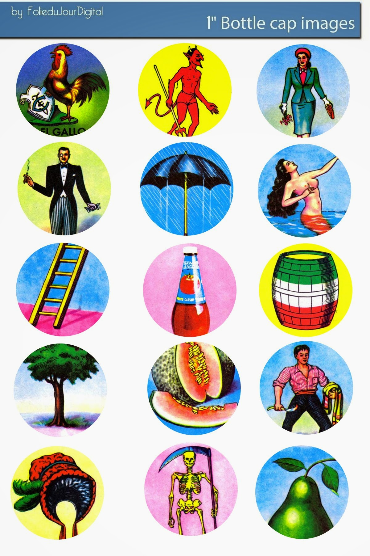 free printable loteria mexicana cartas