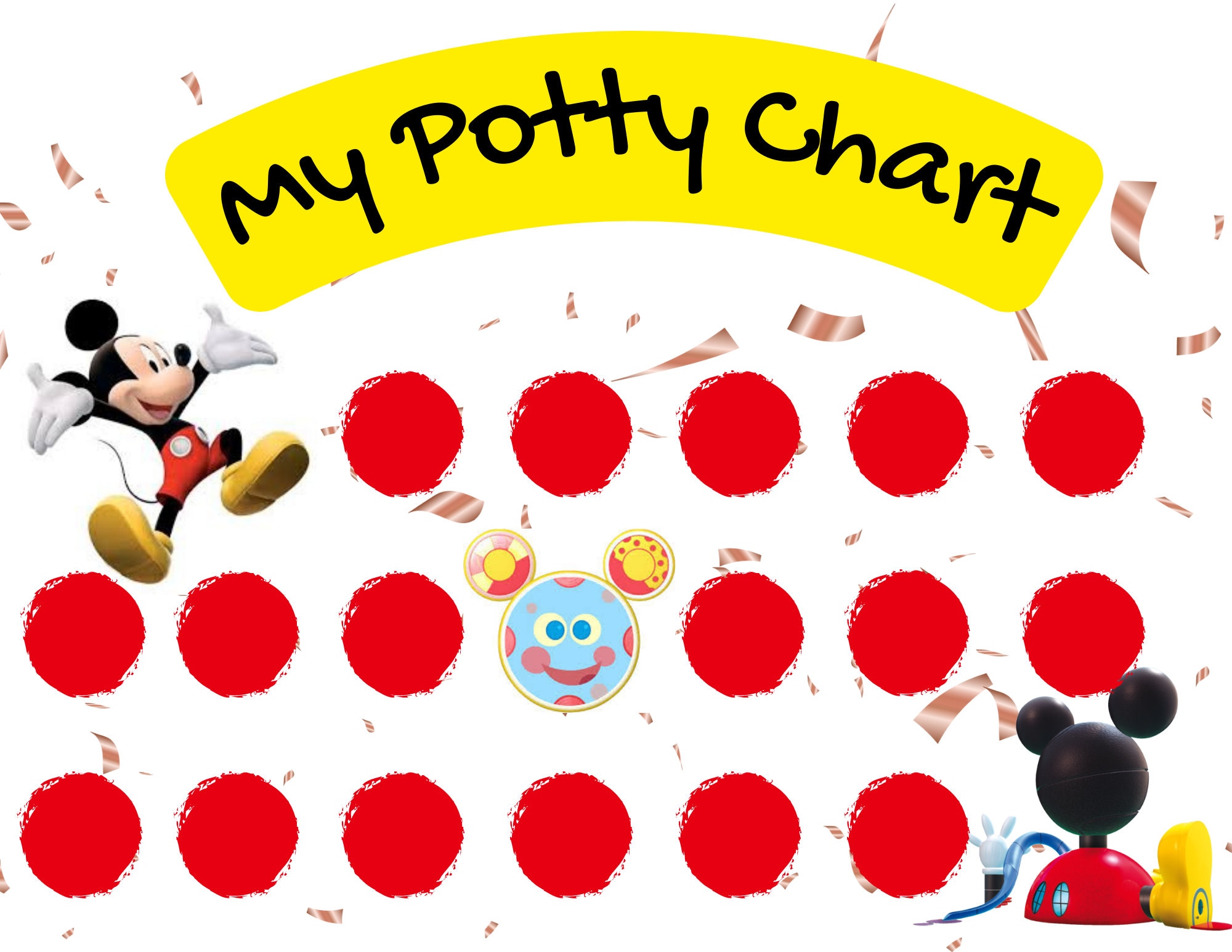 Mickey Potty Chart Mickey Potty Training
