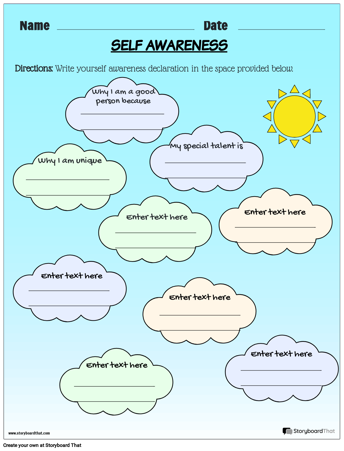 Mindfulness Worksheets