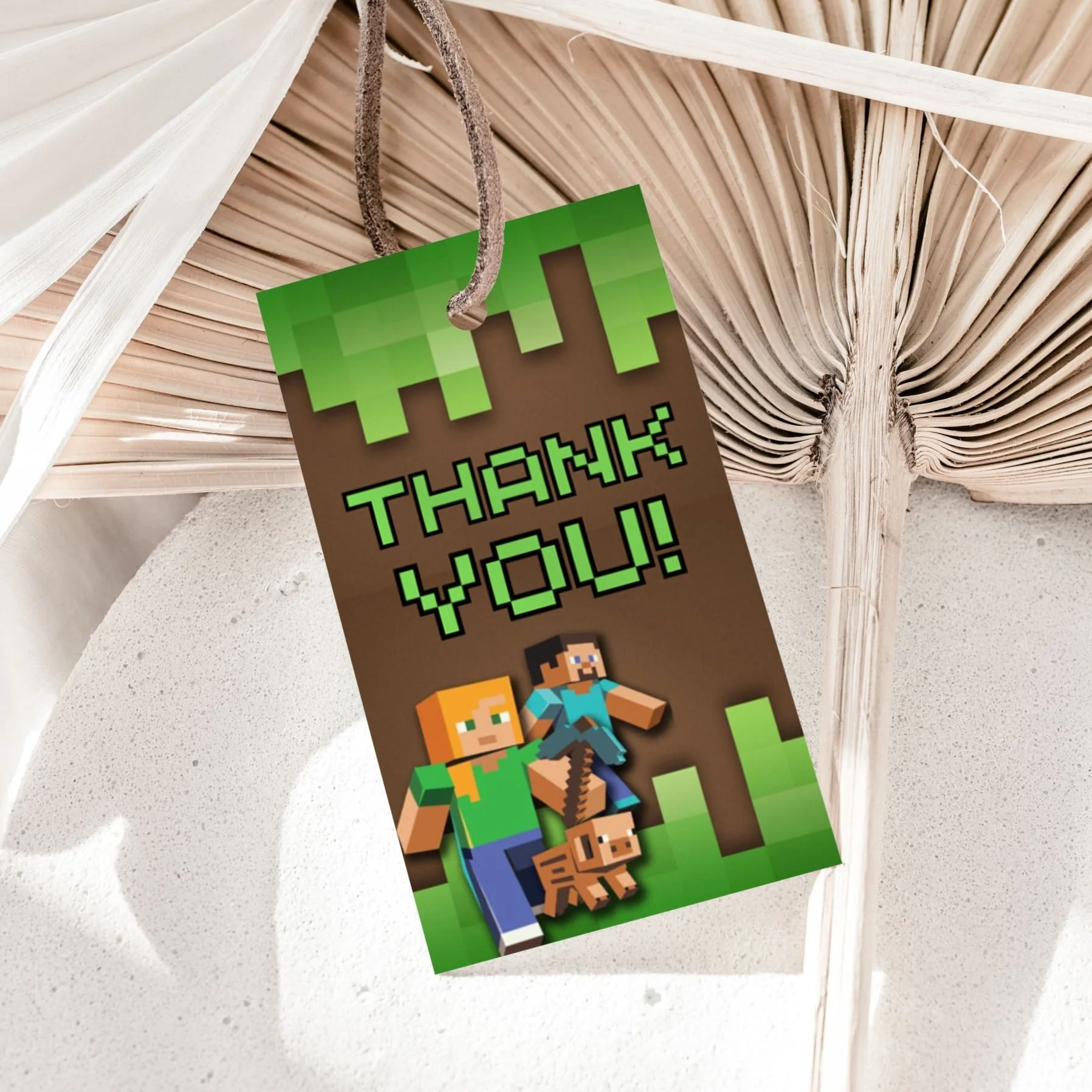 Minecraft Favor Tags Minecraft Favor Tags