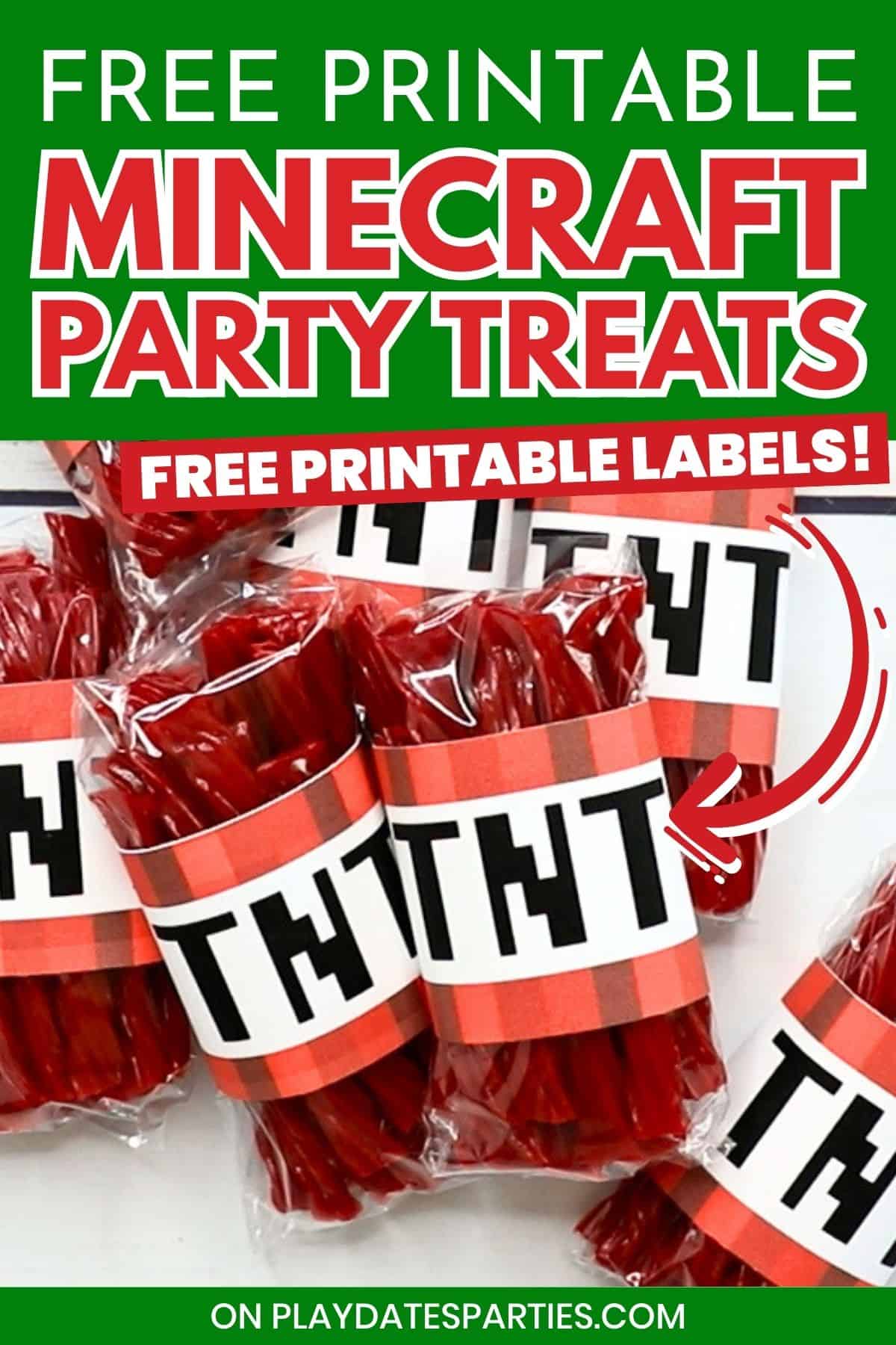Minecraft Tnt Party Treats