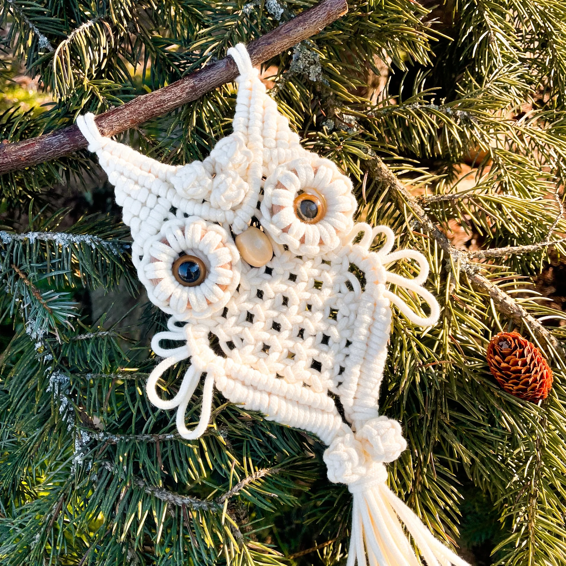Mini Owl Pattern Written Pdf And Knot Guide