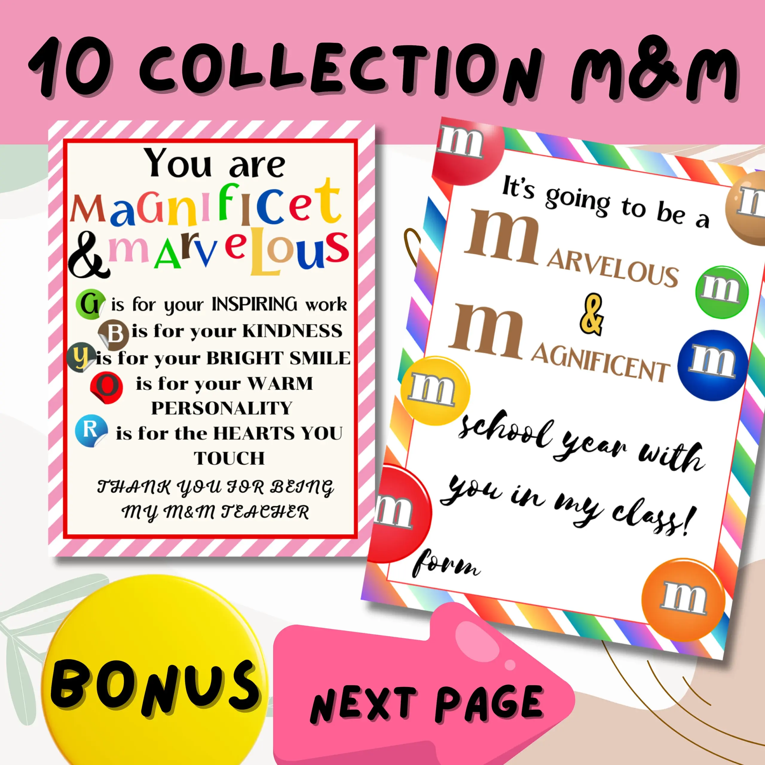 Mm Teacher Appreciation Gift Tags