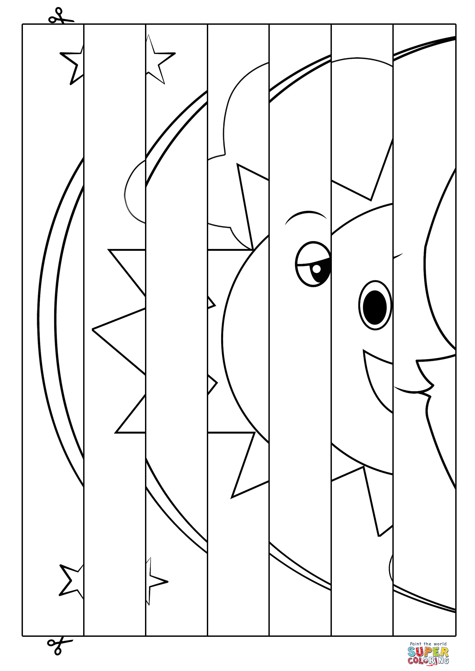 Moon And Sun Agamograph Template Moon And Sun Agamograph Template