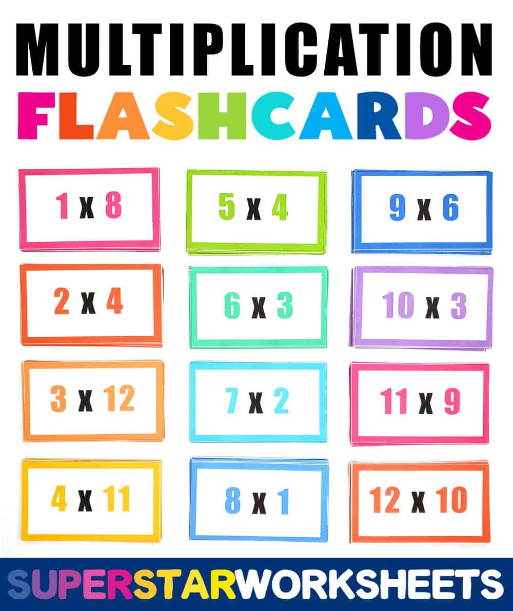 Multiplication Flashcards Multiplication Flashcards