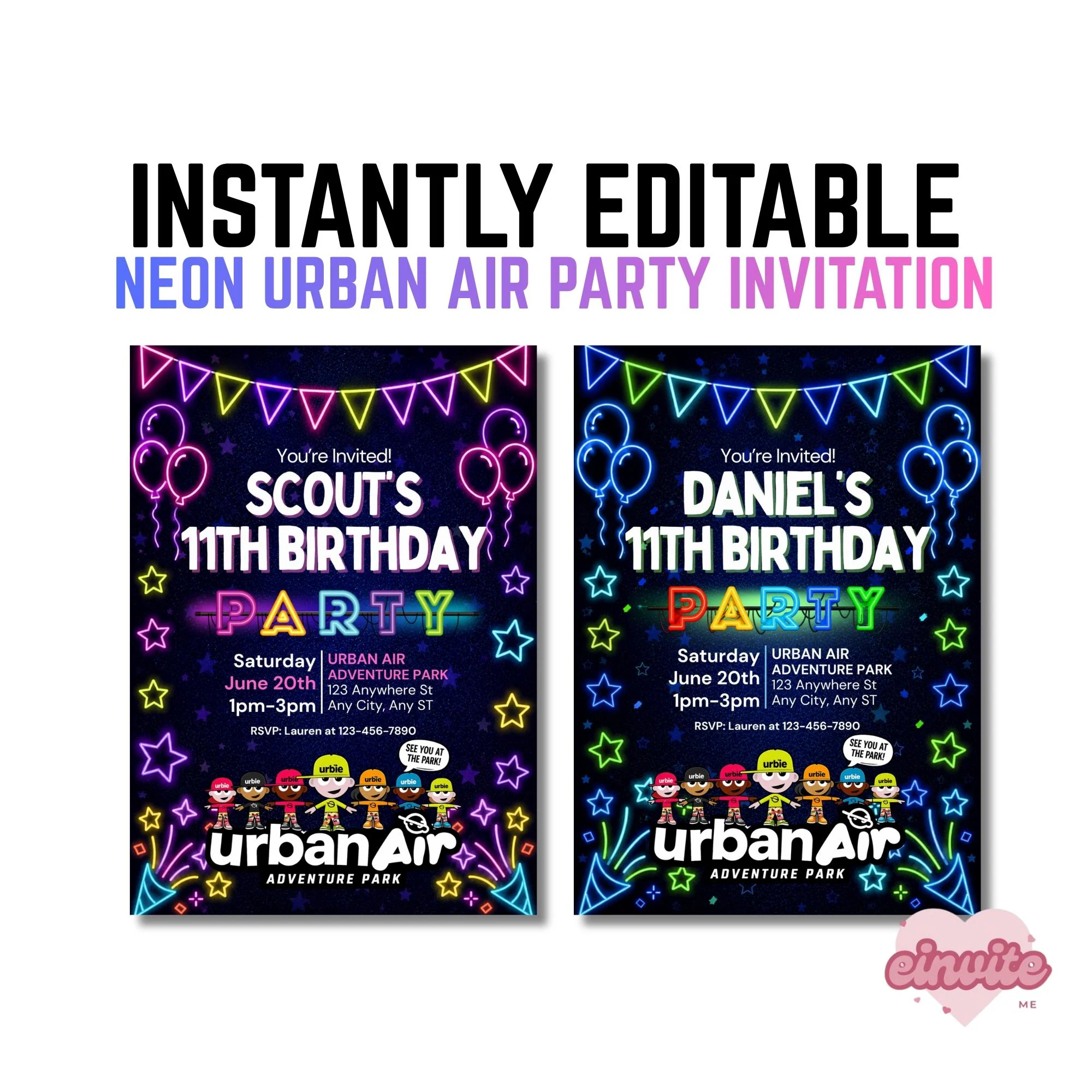 New Neon Urban Air Jump Party Air Party New Neon Urban Air Jump Party Air Party