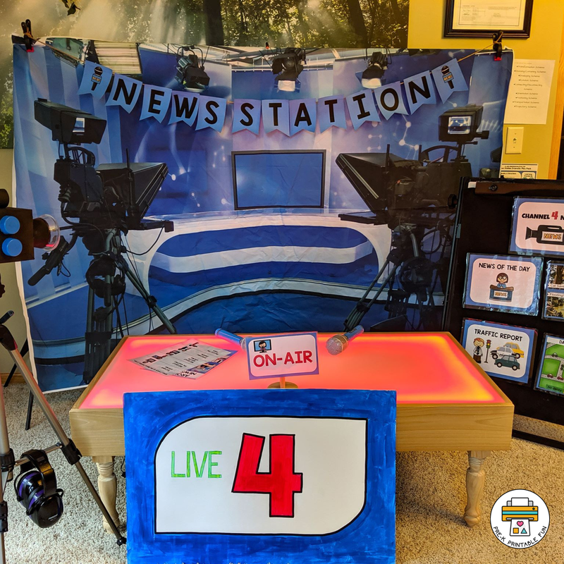 weather station dramatic play free printables