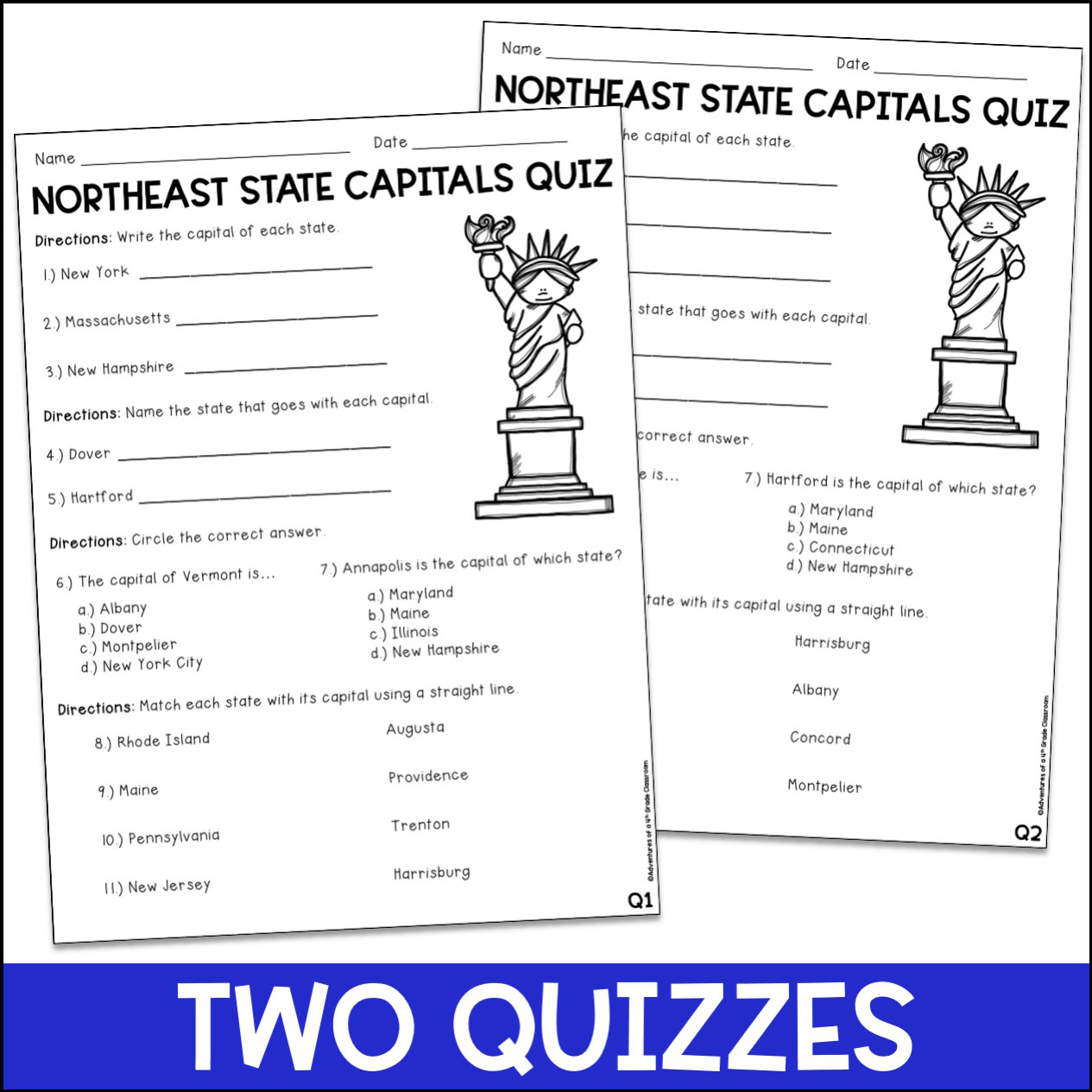 Northeast Region State Capitals Northeast Region State Capitals