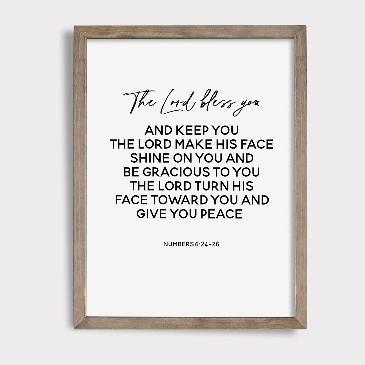 Numbers 6 24 26 The Lord Bless You Digital Download Printable Art P510544399