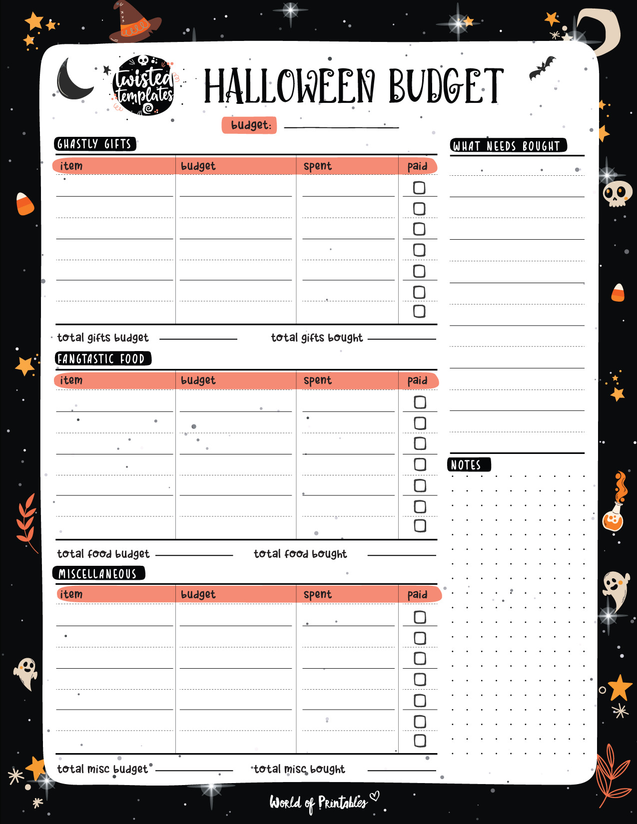October Witchy Planners October Witchy Planners