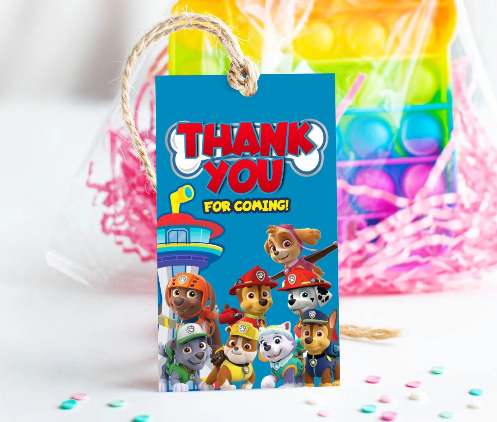 Paw Patrol Thank You Tags Paw Patrol Thank You Tags
