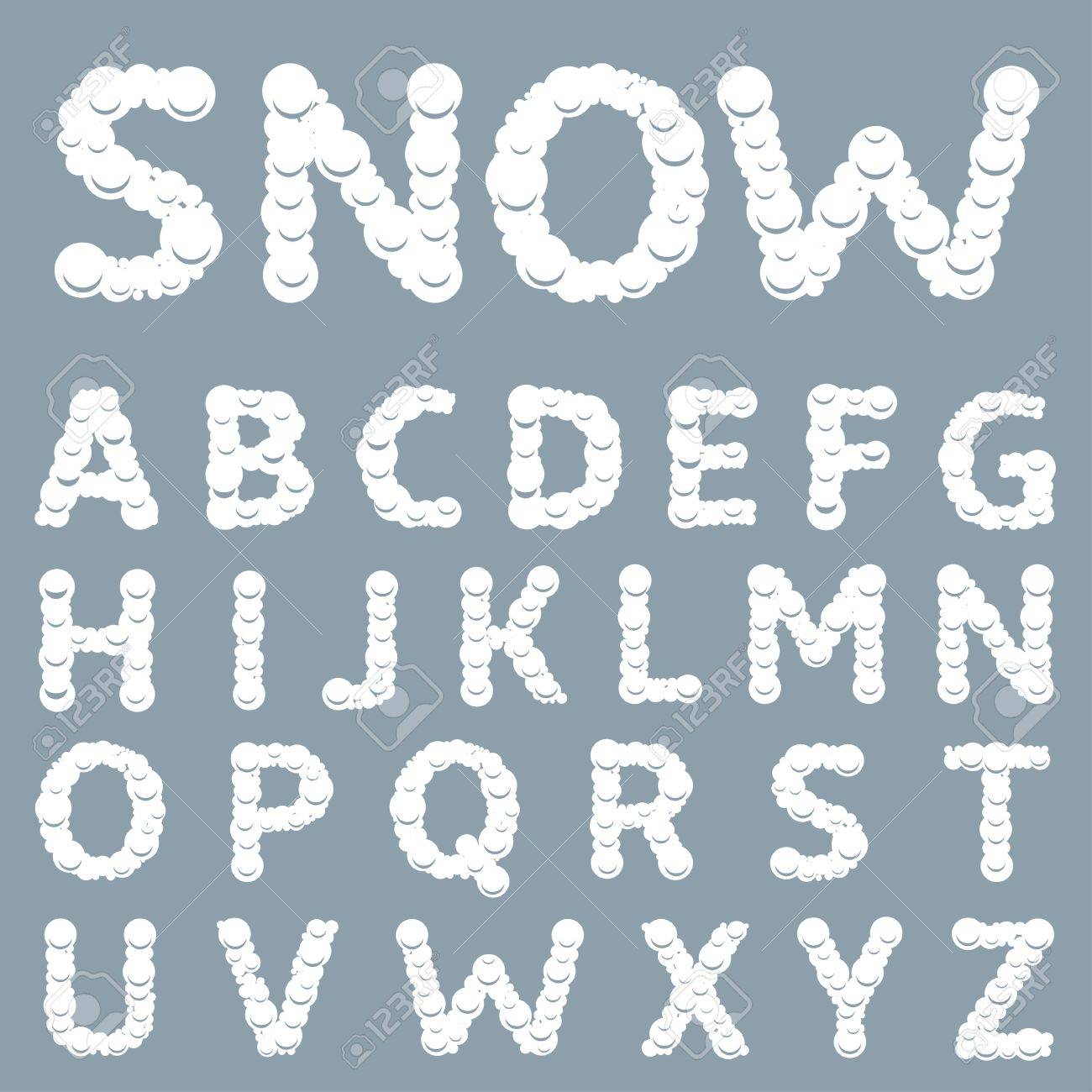 Photo 65829792 White Snowy Alphabet Winter Letters Christmas Font Illustration Photo 65829792 White Snowy Alphabet Winter Letters Christmas Font Illustration