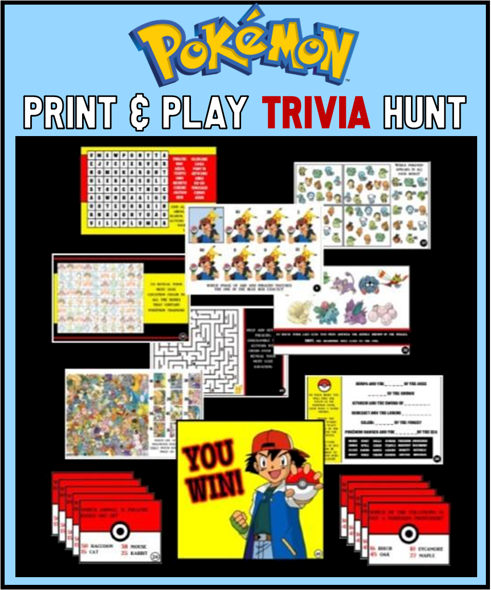 Pokemon Party Games