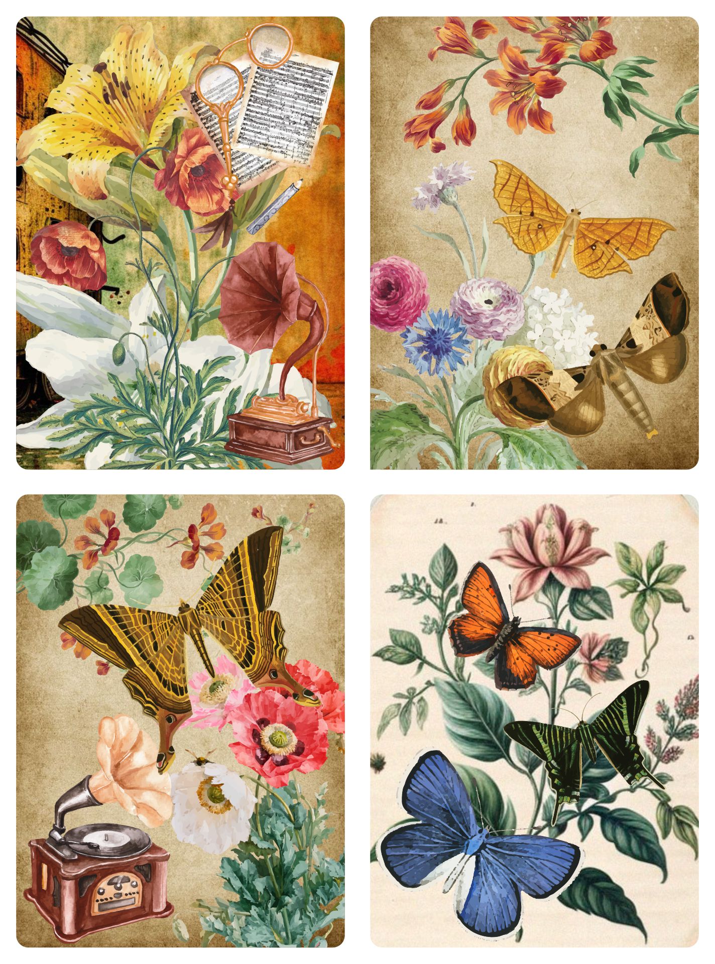 free printable 3d decoupage sheets