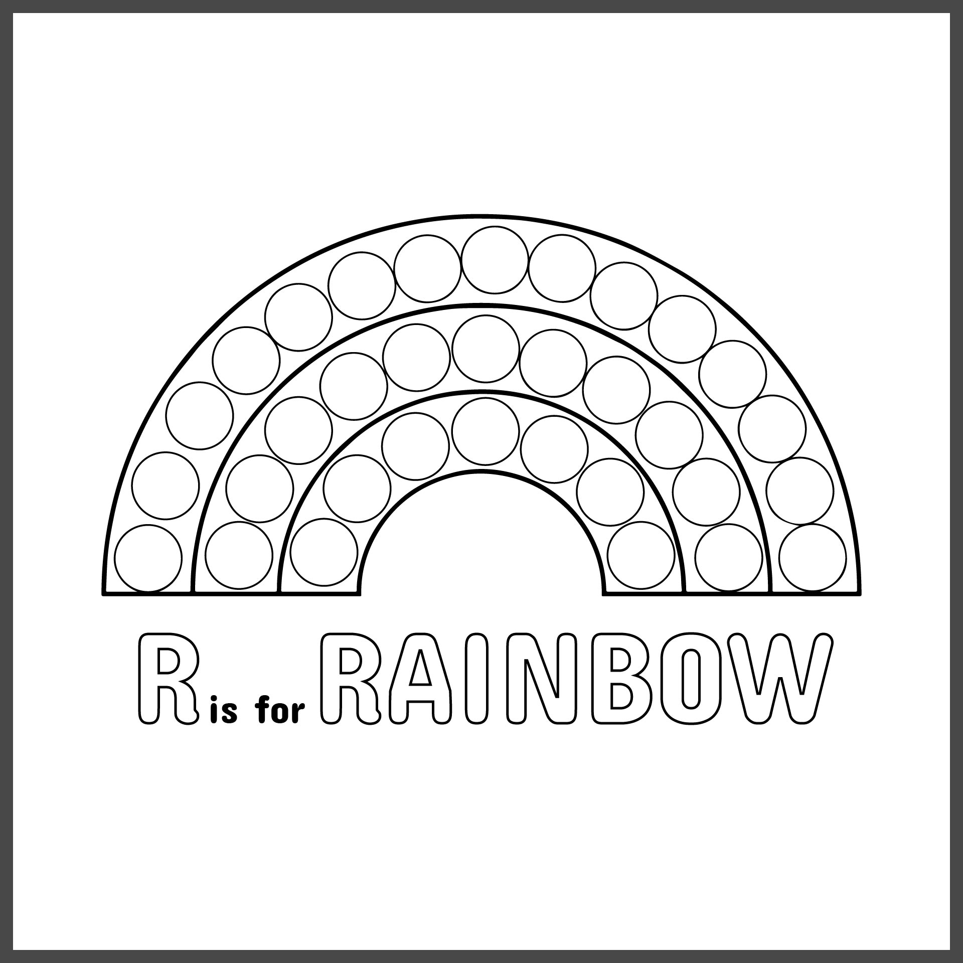 Post Free Dot Rainbow Printable 338029 Post Free Dot Rainbow Printable 338029