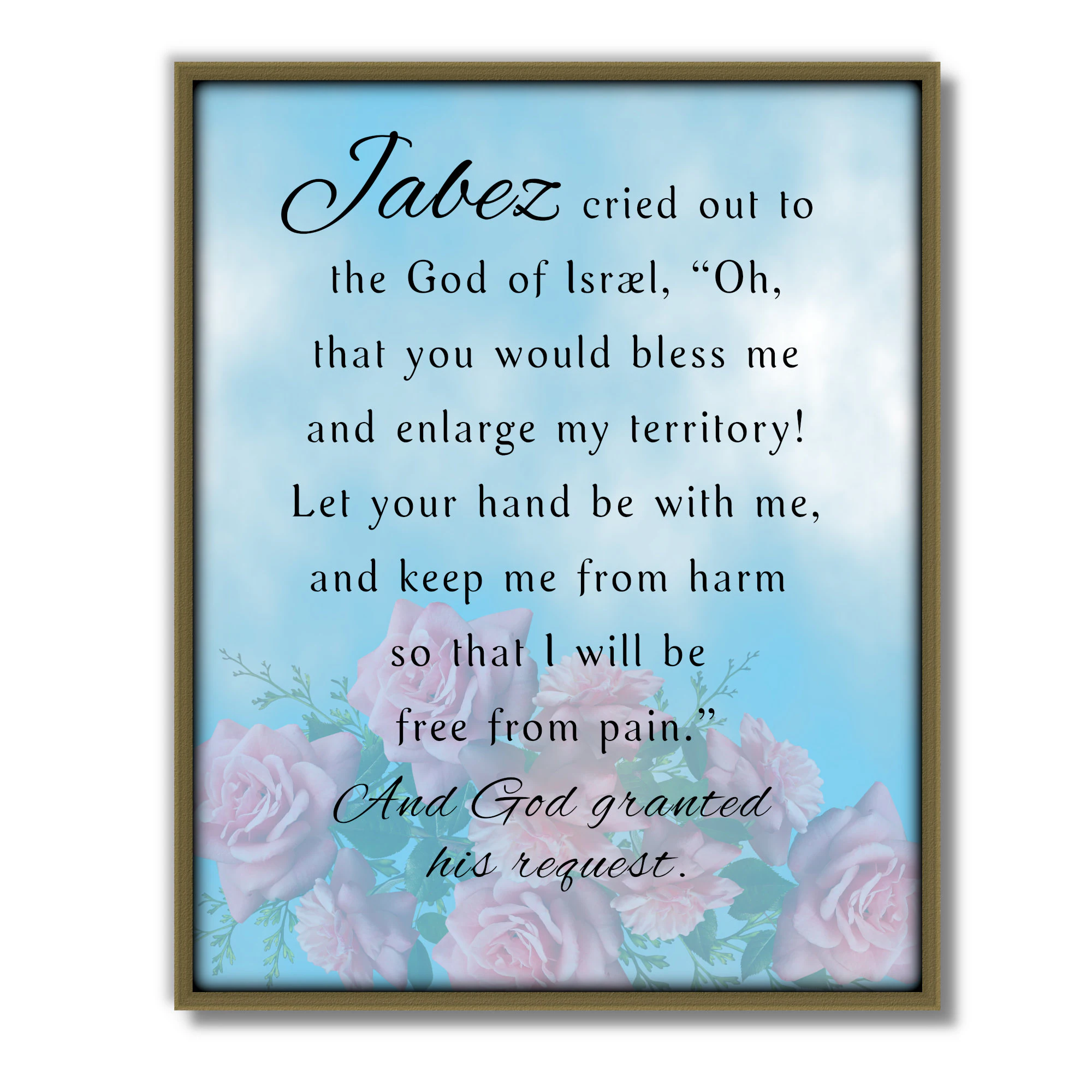 Prayer Of Jabez Printable Bible Verse Prayer Of Jabez Printable Bible Verse